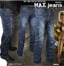 4.Biker Jeans MAX Blue  