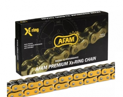 Łańcuch  AFAM 525 XS-RING Złoty
